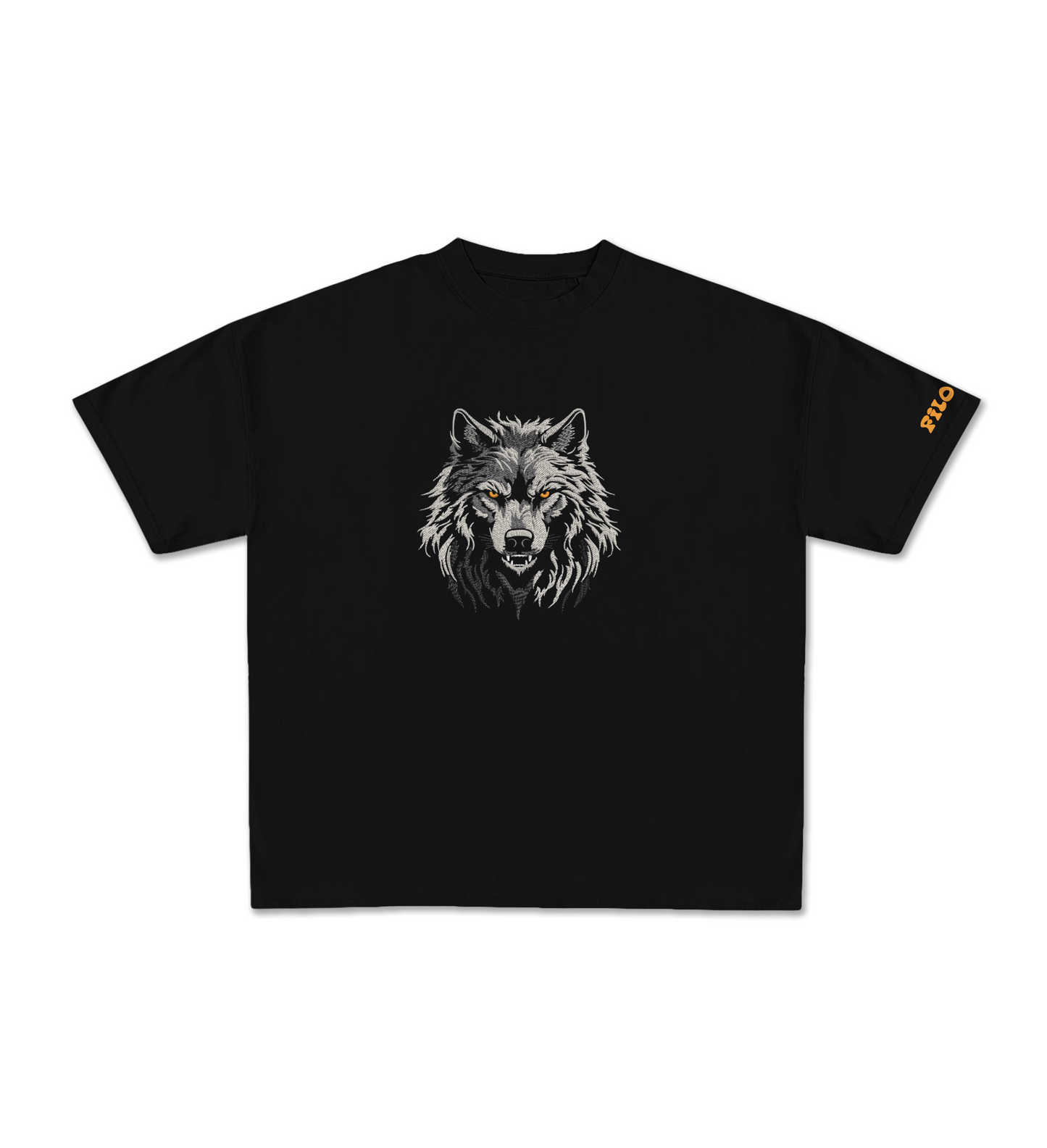 T-SHIRT WOLF ART