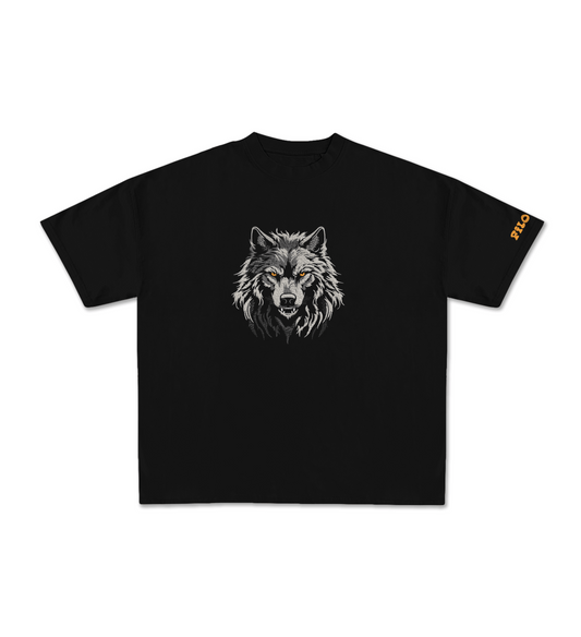 T-SHIRT WOLF ART